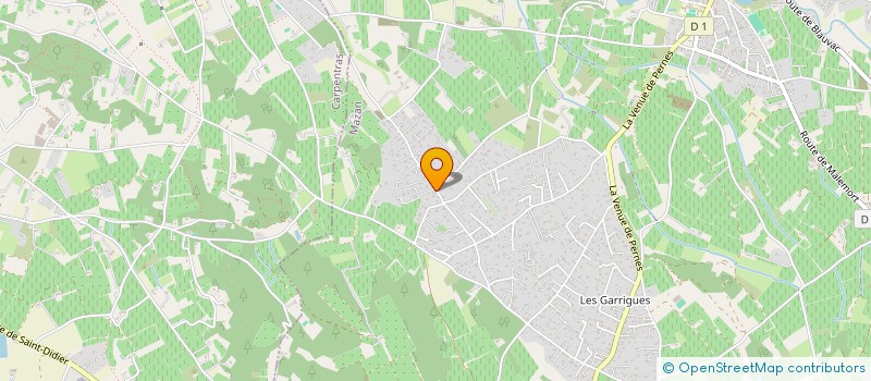 localisation de l'entreprise MONSIEUR VINCENT VALETTE  MAZAN