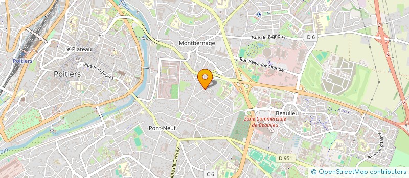 localisation de l'entreprise MONSIEUR VINCENT VALLADE  POITIERS