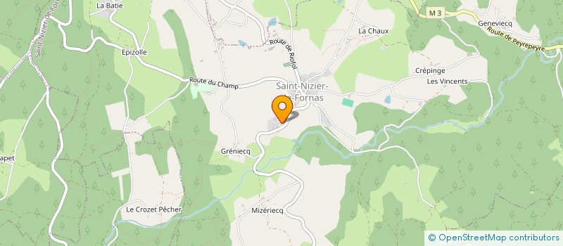 localisation de l'entreprise MONSIEUR VINCENT VALOUR  SAINT-NIZIER-DE-FORNAS