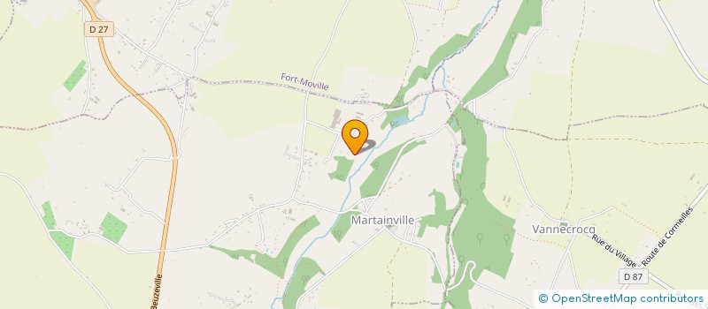 localisation de l'entreprise MONSIEUR VINCENT VALSEMEY  MARTAINVILLE
