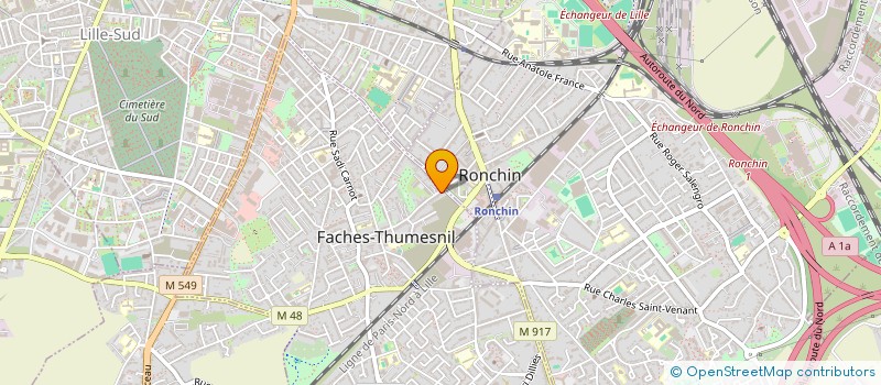 localisation de l'entreprise MONSIEUR VINCENT VALTAT  FACHES-THUMESNIL