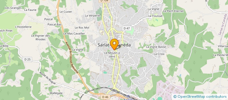 localisation de l'entreprise MONSIEUR VINCENT VALVERDE  SARLAT-LA-CANEDA