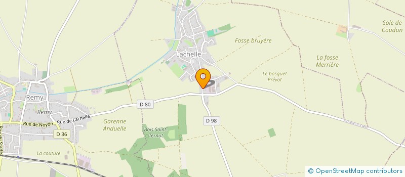 localisation de l'entreprise MONSIEUR VINCENT VANCOILLIE  LACHELLE