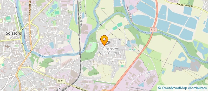 localisation de l'entreprise MONSIEUR VINCENT VANDEVOORDE  VILLENEUVE-SAINT-GERMAIN