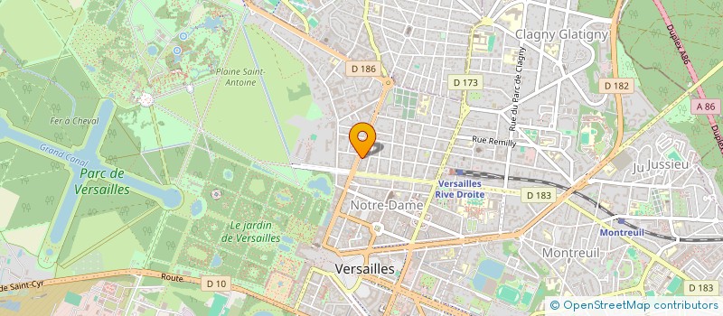 localisation de l'entreprise MONSIEUR VINCENT VANEY à VERSAILLES
