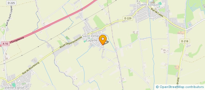 localisation de l'entreprise MONSIEUR VINCENT VANGREVELYNGHE  SAINT-OMER-CAPELLE