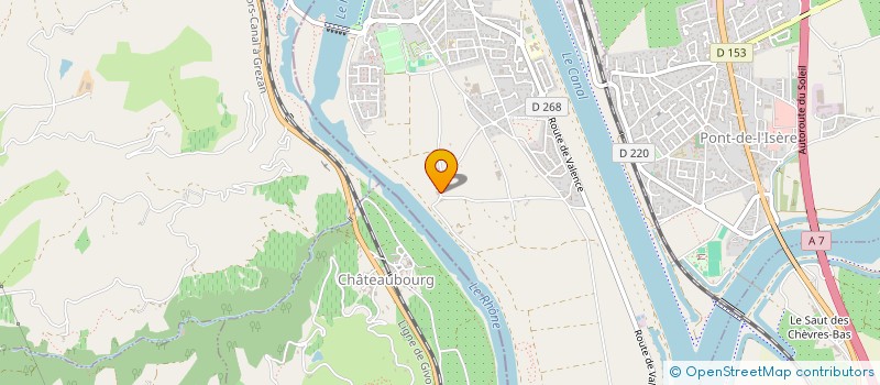 localisation de l'entreprise MONSIEUR VINCENT VANISCOTTE  LA ROCHE-DE-GLUN