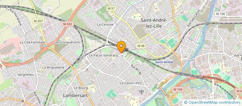 localisation de l'entreprise MONSIEUR VINCENT VANMULLEM à LAMBERSART