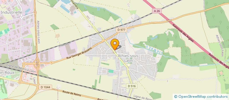 localisation de l'entreprise MONSIEUR VINCENT VANSTEENBRUGGHE à ATHIES-SOUS-LAON