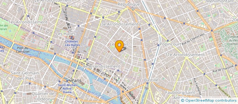 localisation de l'entreprise MONSIEUR VINCENT VAREILLES  PARIS