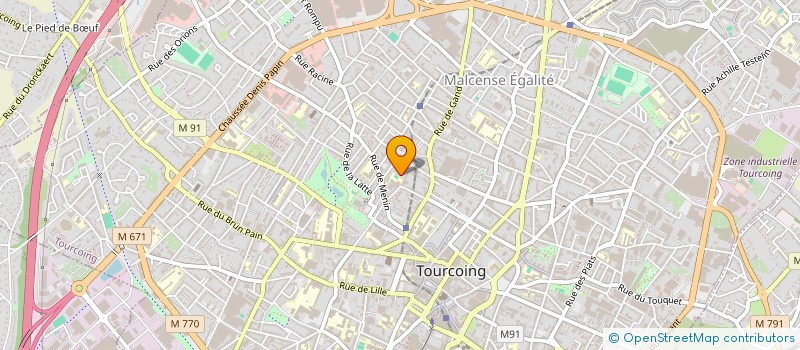 localisation de l'entreprise MONSIEUR VINCENT VAUBAN  TOURCOING