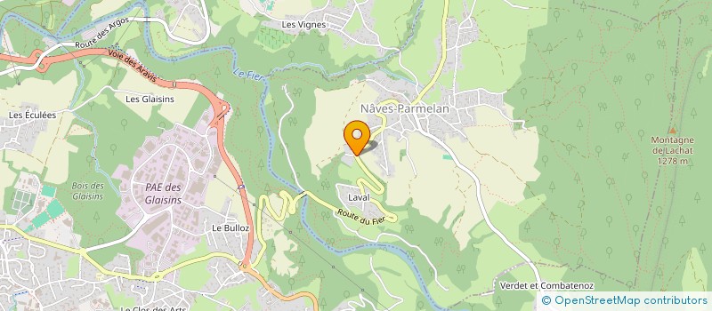 localisation de l'entreprise MONSIEUR VINCENT VAUDAUX-RUTH  NAVES-PARMELAN