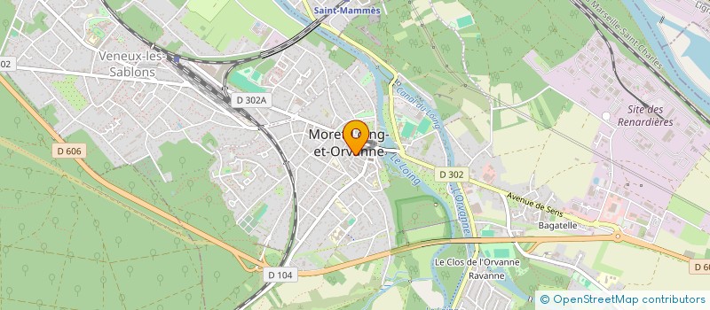 localisation de l'entreprise MONSIEUR VINCENT VAURIE  MORET-LOING-ET-ORVANNE