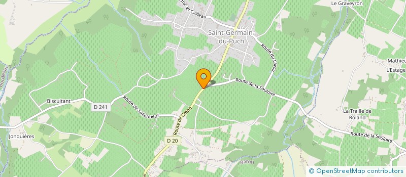 localisation de l'entreprise MONSIEUR VINCENT VAZQUEZ  SAINT-GERMAIN-DU-PUCH