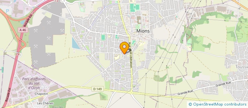 localisation de l'entreprise MONSIEUR VINCENT VELAY  MIONS
