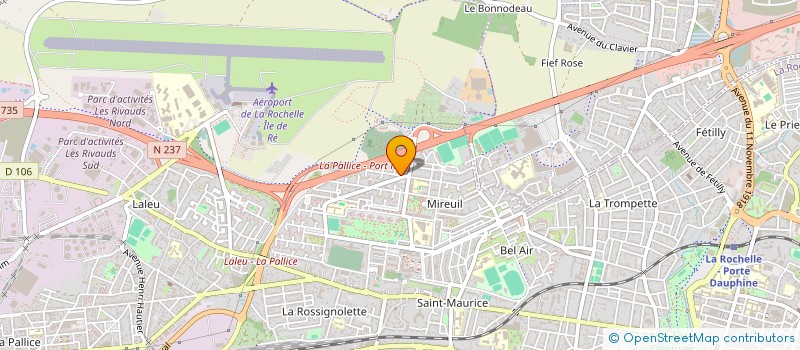 localisation de l'entreprise MONSIEUR VINCENT VELEZ  LA ROCHELLE