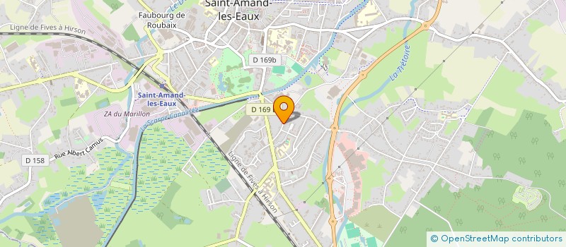 localisation de l'entreprise MONSIEUR VINCENT VENDEVILLE à SAINT-AMAND-LES-EAUX