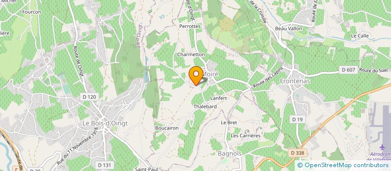 localisation de l'entreprise MONSIEUR VINCENT VERCHERAT  BAGNOLS