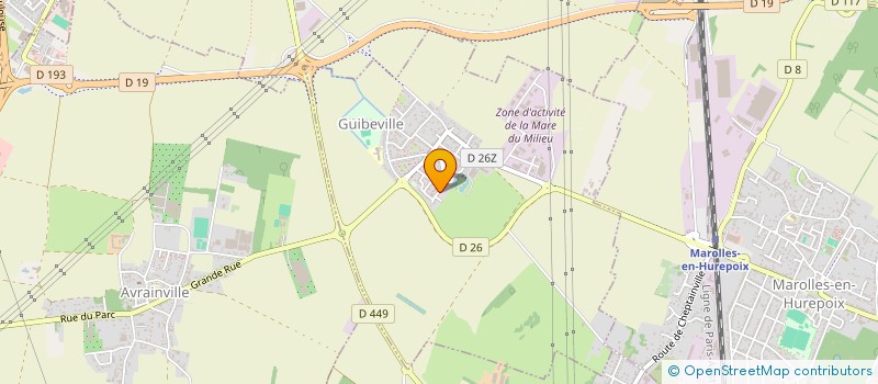 localisation de l'entreprise MONSIEUR VINCENT VERDEAUX  GUIBEVILLE