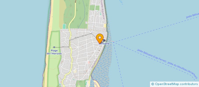 localisation de l'entreprise MONSIEUR VINCENT VERDIER  LEGE-CAP-FERRET