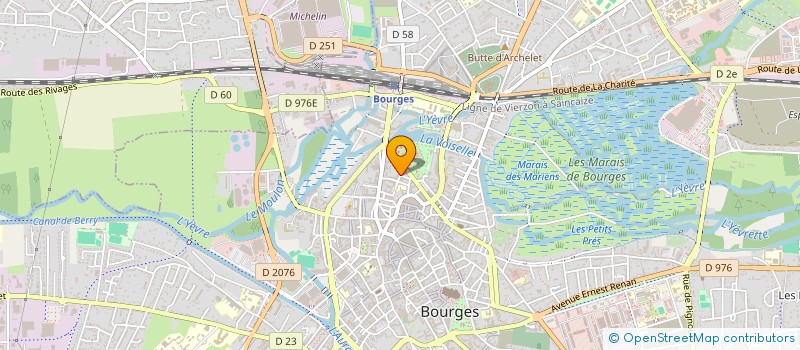 localisation de l'entreprise MONSIEUR VINCENT VERDIER  BOURGES