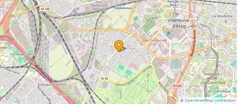 localisation de l'entreprise MONSIEUR VINCENT VERITE à LILLE
