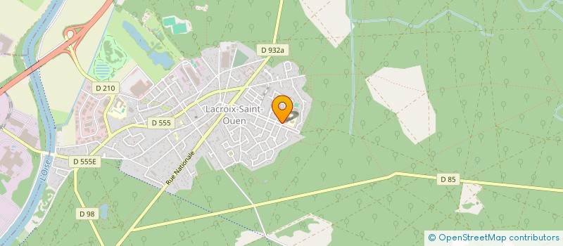 localisation de l'entreprise MONSIEUR VINCENT VERLHAC  LACROIX-SAINT-OUEN