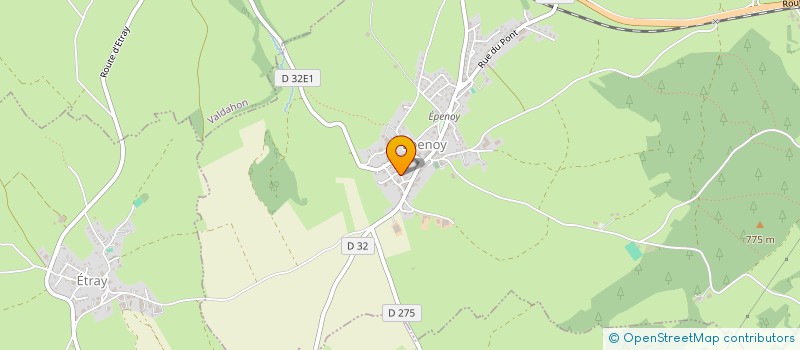 localisation de l'entreprise MONSIEUR VINCENT VERNEREY  EPENOY