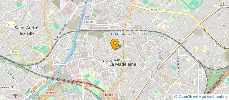 localisation de l'entreprise MONSIEUR VINCENT VERSELE à LA MADELEINE
