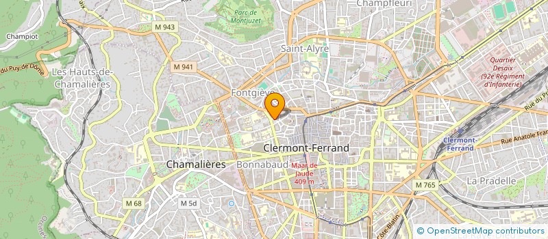 localisation de l'entreprise MONSIEUR VINCENT VESLARD  ENNEZAT