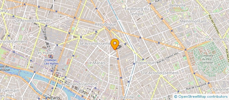 localisation de l'entreprise MONSIEUR VINCENT VEZIN  PARIS