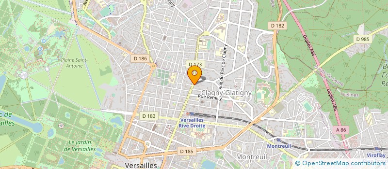 localisation de l'entreprise MONSIEUR VINCENT VIARD à VERSAILLES