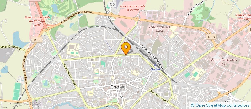 localisation de l'entreprise MONSIEUR VINCENT VIAULT à CHOLET