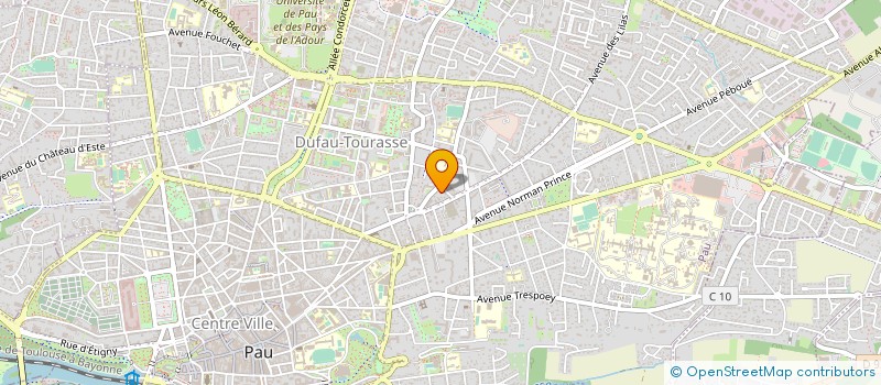 localisation de l'entreprise MONSIEUR VINCENT VIDAL à PAU
