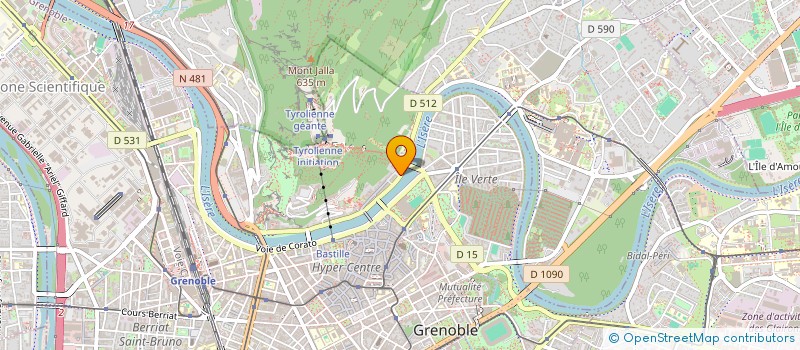 localisation de l'entreprise MONSIEUR VINCENT VIDAL à GRENOBLE