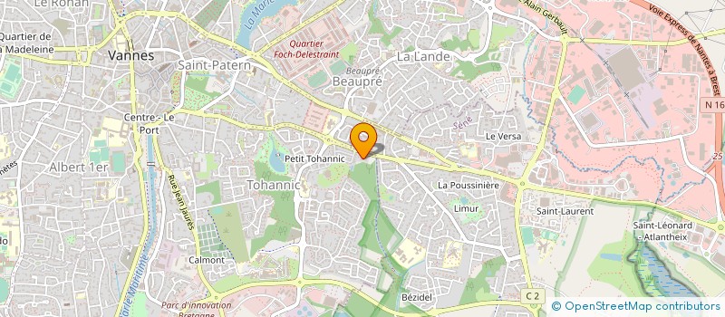 localisation de l'entreprise MONSIEUR VINCENT VIDELOT à VANNES