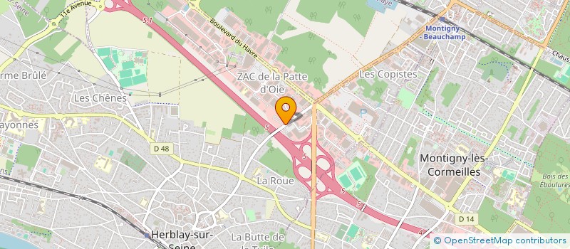 localisation de l'entreprise MONSIEUR VINCENT VIDOT à HERBLAY-SUR-SEINE