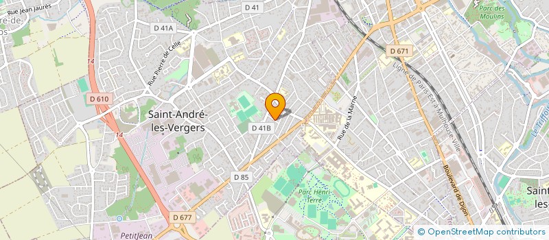 localisation de l'entreprise MONSIEUR VINCENT VIEILHOMME à SAINT-ANDRE-LES-VERGERS