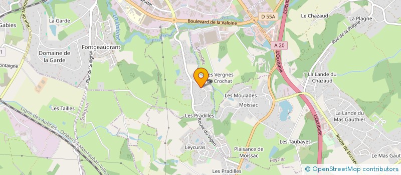 localisation de l'entreprise MONSIEUR VINCENT VIEILLE  FEYTIAT