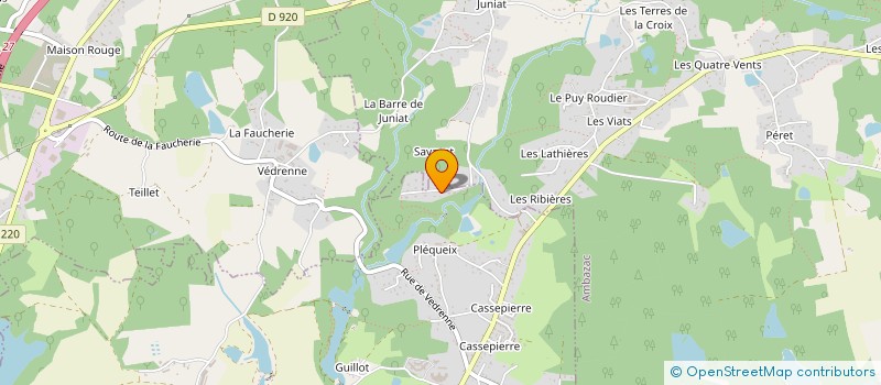 localisation de l'entreprise MONSIEUR VINCENT VIEIRA  RILHAC-RANCON