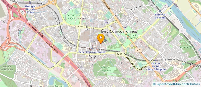localisation de l'entreprise MONSIEUR VINCENT VIEU à EVRY-COURCOURONNES