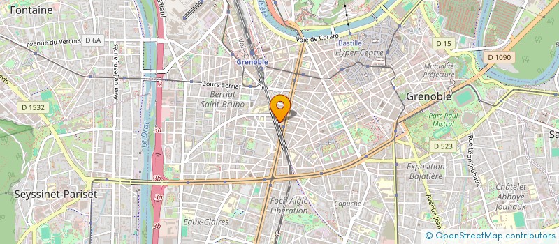 localisation de l'entreprise MONSIEUR VINCENT VIEUX  GRENOBLE