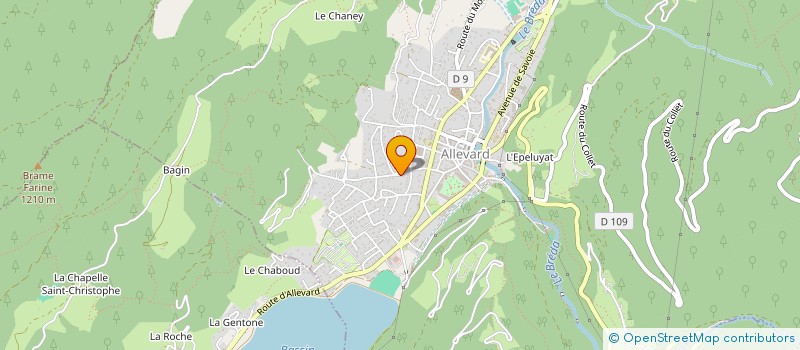 localisation de l'entreprise MONSIEUR VINCENT VIGARA  ALLEVARD