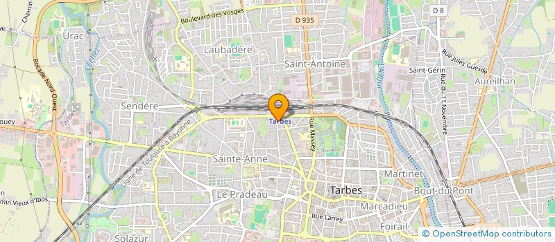 localisation de l'entreprise MONSIEUR VINCENT VILAPLANA  TARBES