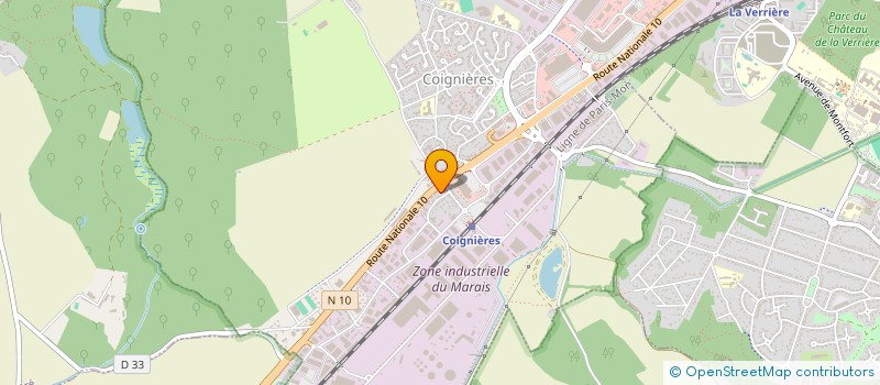 localisation de l'entreprise MONSIEUR VINCENT VILETTE à COIGNIERES