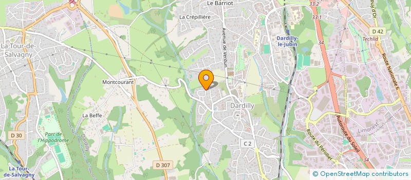 localisation de l'entreprise MONSIEUR VINCENT VILLARD  DARDILLY