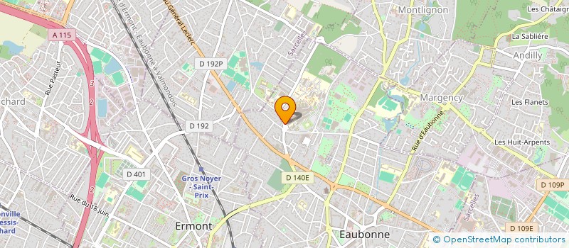 localisation de l'entreprise MONSIEUR VINCENT VILLEFRANQUE à EAUBONNE