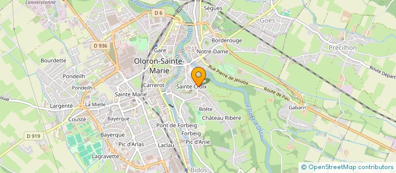 localisation de l'entreprise MONSIEUR VINCENT VINAO  OLORON-SAINTE-MARIE