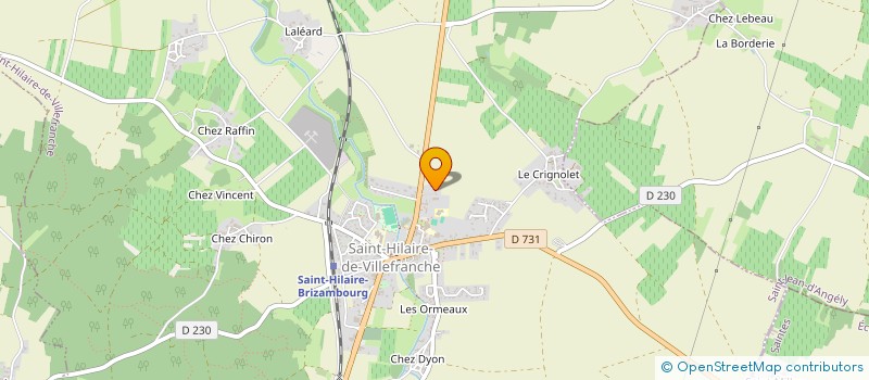 localisation de l'entreprise MONSIEUR VINCENT VINET à SAINT-HILAIRE-DE-VILLEFRANCHE