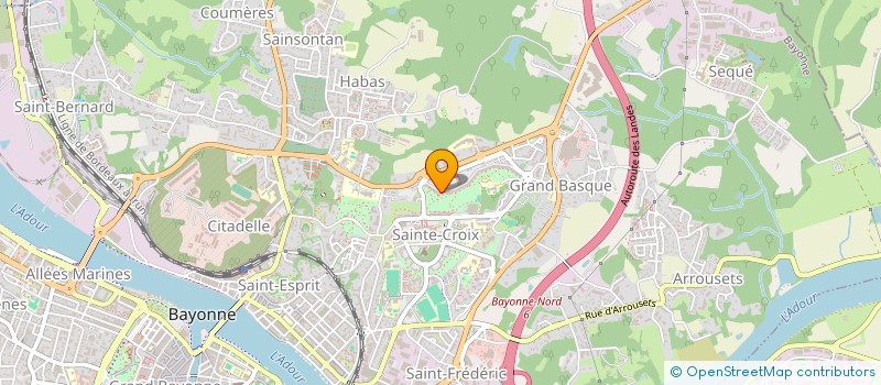 localisation de l'entreprise MONSIEUR VINCENT VINGERDER  BAYONNE